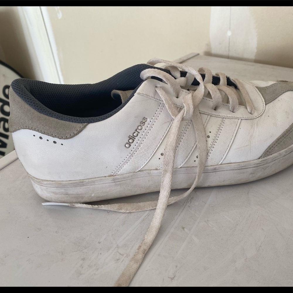 Men’s White Adidas adicross size 9.5